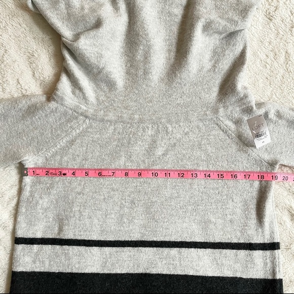 LOFT | Striped Foldover Off Shoulder Sweater *NWT* - Picture 13 of 13